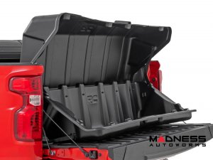 Cargo Carrier - Truck Bed Storage Box - Rough Country - With Lid - 56" Wide for Full Size Trucks